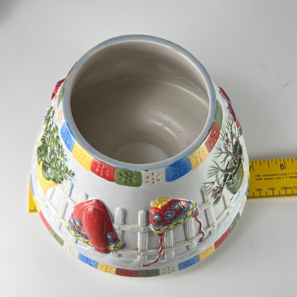 Christmas Winter Holiday Yankee Candle Lamp Shade Topper Multicolor Collectible - Picture 12 of 12